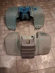 1986 Yamaha Badger YFM80 Oem Front Rear Back Fairing Fenders Plastic Set Blue. Fixed Price $50.00.