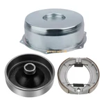 Rear Brake Drum Hub Shoes Cover Kit For Yamaha Big Bear YFM400 4X4 2000-2004. Fixed Price $108.00.