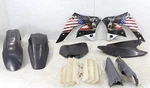 2007 Kawasaki KX250F Set Rear Front Tank Shrouds Guards Plates. Fixed Price $99.99.