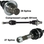 08-13 For Yamaha YXR700F Rhino Heavyduty Rear Left Cv Axle Stocklength Open Box. Fixed Price $171.00.