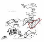 New Oem Polaris Outlaw 110 Rear Fender Gray. Fixed Price $599.95.