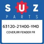 63120-21H00-YMD Suzuki Cover,rr Fender Fr 6312021H00YMD, New Genuine Oem Part. Fixed Price $258.10.