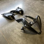 Yamaha Raptor 700 13 - 24 Stealth Black Plastic Custom Front And Rear Fender Set. Fixed Price $499.06.