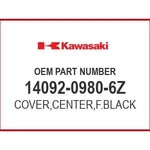 Kawasaki Cover,center,f.black 14092-0980-6Z Oem New. Fixed Price $138.85.