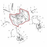 Oem New Polaris Outlaw 450 525 Rear Fender Red 5436137-293. Fixed Price $814.95.