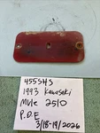 1993 Kawasaki Mule 2510 Front Hood Cover Panel 455. Fixed Price $35.00.