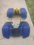 1986-1988 Yamaha Badger YFM80 Oem Front Rear Back Fenders Plastic Set Blue. Fixed Price $249.99.