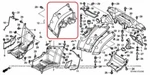 Oem Honda Fourtrax Rincon TRX680 650 Rear Right Fender Green New Factory Genuine. Fixed Price $194.95.