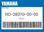 Yamaha Genuine Lock 1XD-2837G-00-00. Fixed Price $5.21.