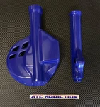 Atc Addiction Fork & Disc Guards Blue. 86 87 Kawasaki KXT250 Tecate 3 Maier. Fixed Price $139.95.