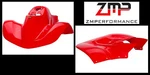 New Honda 93 - 05 Fighting Red Plastic Front And Rear Fender Set. Fixed Price $647.43.