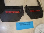 1986 84-86 Honda TRX125 Fourtrax Oem Rear Fender Mudflap Right Left Guard Flare. Fixed Price $88.00.