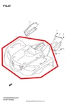 Oem Suzuki Lta Ltf King Quad 400 Front Fender Red New Factory Genuine. Fixed Price $409.95.