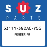 53111-39DA0-Y5G Suzuki Fender,fr 5311139DA0Y5G, New Genuine Oem Part. Fixed Price $473.62.