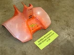 1985 Suzuki LT50 Quadrunner Oem Original Front Fender Mud Guard. Fixed Price $75.00.