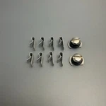 85-87 Honda Atc 250ES Big Red Rear Fender Guard/ Side Trims Replacement Hardware. Fixed Price $21.76.