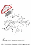 New Oem Yamaha Raptor 90 Front Center Nose Panel Fender Blue. Fixed Price $139.95.