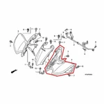 New Oem Honda Front Left Fender White. Fixed Price $229.95.