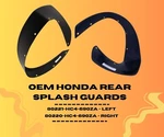 New Honda Oem Right & Left Rear Splash Guard (80221-HC4-690ZA 80220-HC4-690ZA). Fixed Price $260.00.