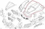 New Oem Can-am Commander Max 800 1000 Front Hood Red. Fixed Price $809.95.