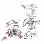 Oem New Polaris Outlaw 90 Front Fender Pink. Fixed Price $709.95.