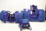 Yamaha Grizzly 125 05 Fender Set Blue Front Rear 47742. Fixed Price $379.99.