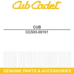 Cub Cadet 503-00101 Front Right Fender Cover Challenger CX750 CX700 CX500 Crew. Fixed Price $89.71.