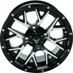 Quadboss Barbwire 14X7 - 5+2 4/110 Black Machined. Fixed Price $214.99.
