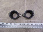 1975 Honda CB360 Twin H587) Engine Air Intake Boots Set With Clamps. Fixed Price $32.99.