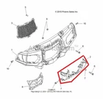 New Oem Polaris Sportsman X2 550 Front Lower Bumper Guard Black. Fixed Price $169.95.