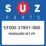 53300-27831-000 Suzuki Mudguard Set,fr 5330027831000, New Genuine Oem Part. Fixed Price $89.21.