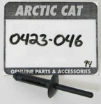 1 New Genuine Arctic Cat Factory Hardware Plastic Rivet Black Part Oem 0423-046. Fixed Price $7.64.