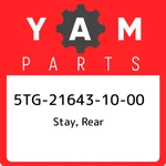 5TG-21643-10-00 Yamaha Stay, Rear 5TG216431000, New Genuine Oem Part. Fixed Price $28.18.