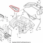 Arctic Cat Alterra 450 Rear Left Taillight Cover New Oem. Fixed Price $39.95.