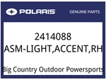 Polaris Oem Part 2414088 Asm-light,accent,rh. Fixed Price $119.99.