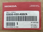 Honda 2005-24 Recon 250 Te Tm Left Side Tank Cover Type Green, 83650-HS0-AQ0ZA. Fixed Price $95.00.