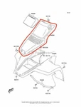 New Oem Kawasaki Front Center Fender Nose Panel Cover Black. Fixed Price $84.95.