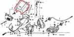 New Oem Honda TRX500 Foreman Front Head Light Lamp Cover Housing White. Fixed Price $39.95.