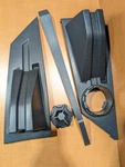 Oem Polaris Slingshot Black Panel-rear Hump Deck, Rh/lh/center 5452410, 5452411. Fixed Price $149.85.