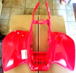 Honda Nitro Red Oem Rear Fenders Electric Start Models 06-14. Fixed Price $384.95.