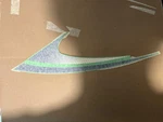 Kawasaki KFX700 2007 56067-0929 56067-0930 Decal Rear Fender Rh & Lh N.o.s. Fixed Price $89.00.