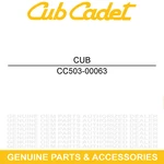 Cub Cadet 503-00063 Mounting Bracket Right Fender Challenger CX750 CX700 CX500. Fixed Price $36.95.
