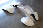 Honda Trx 400EX 05-07 Plastic White Carbon Fiber Look Front And Rear Fender Set. Fixed Price $581.69.