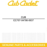 Cub Cadet 707-04786-0637 Bed Guide Bracket Volunteer Wt Tracker Fis Efi Diesel. Fixed Price $40.10.