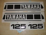 1977-1978 Yamaha Yz 125 Gas Tank & Side Panel Decals. Fixed Price $36.77.