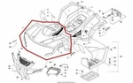 New Oem Arctic Cat Alterra 90 Front Rear Body Fender Red. Fixed Price $594.95.