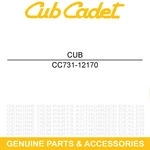 Cub Cadet 731-12170 Inner Fender Right Hand Challenger 4X2 400LX. Fixed Price $122.27.