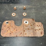 Honda Atc 250ES Big Red Rear Fender Heat Shield. Fixed Price $40.00.
