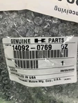 Kawasaki Oem Top Cover Black 14092-0769-6Z. Fixed Price $31.70.