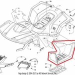Arctic Cat Alterra 90 Left Side Cover Footwell Mudguard New Oem. Fixed Price $124.95.